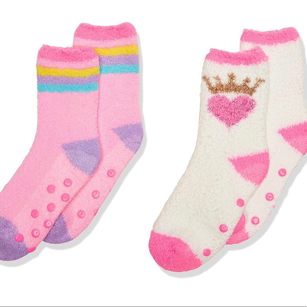 COZY multi color 2-pack socks
